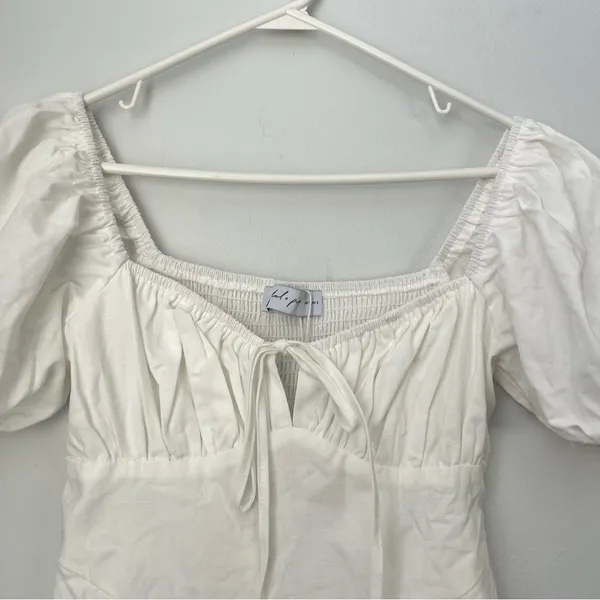Petal and Pup NWT Eliska White Mini Dress Size Small - Image 5