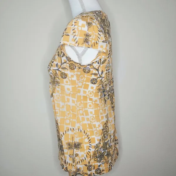 Solemio / Small / Yellow and Gray Tee - Image 2