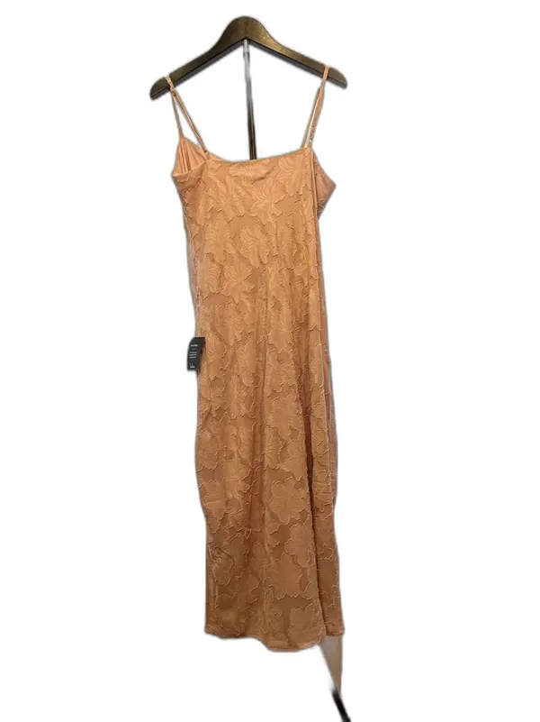 NWT Lulus Women’s Fresh Blooms Mauve Floral Jacquard Column Midi Dress Size S - Image 11