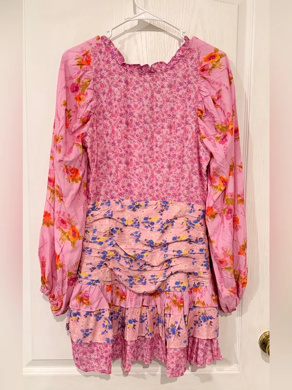 For Love Bell Pink Floral Dress - Image 6