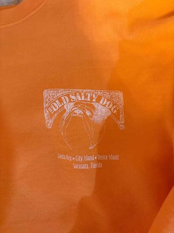 siesta key sweatshirt Orange - Image 3