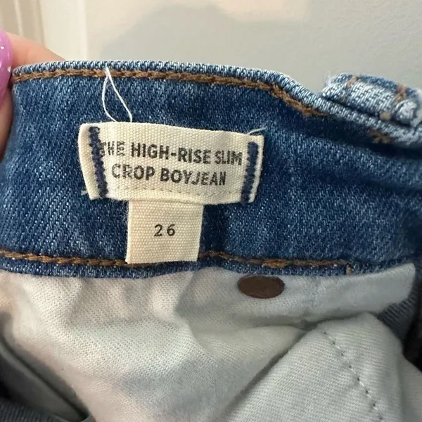 Madewell High Rise Slim Boyjean - Image 10