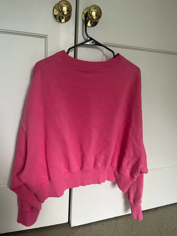 Pink Nike Women's Over-Oversized Crew-Neck Sweatshirt - Image 2