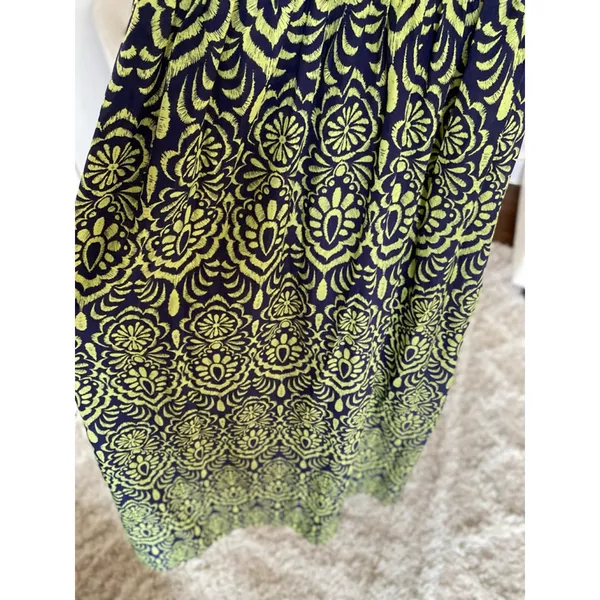 Attention Floral Maxi Dress Boho Aztec Resort Vaca Spring Summer‎ Wedding Bright - Image 4