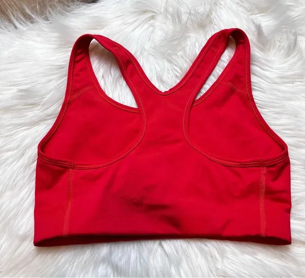 Nike Dri Fit Classic Red Sports Bra. Size S EUC - Image 5