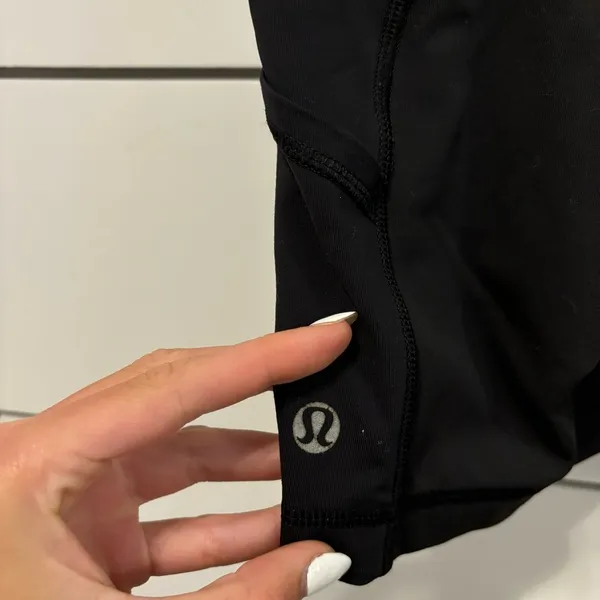 Lululemon Black Biker Shorts - Image 5