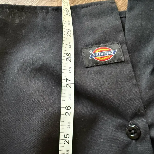 Black Dickies Hot Rod Work Shirt XL Tall SS Top - Image 6