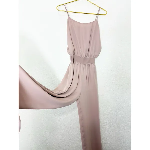 Aritzia Babaton Scala Jumpsuit Size Small Wide Leg Chiffon Maeve - Image 12