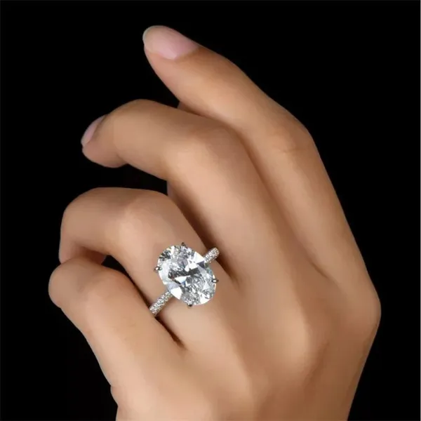 2ct solitaire Diamond Cz ring - Image 2