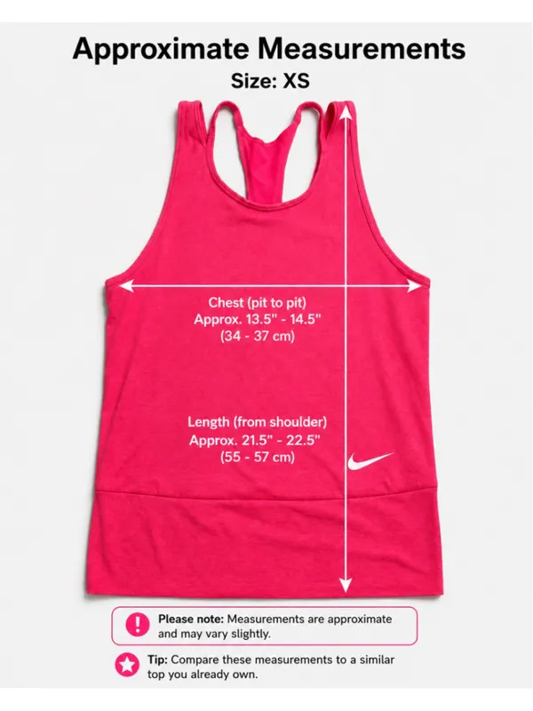 Nike Dri-FIT Women’s Pink Racerback Tank Top XS‎ - Image 6