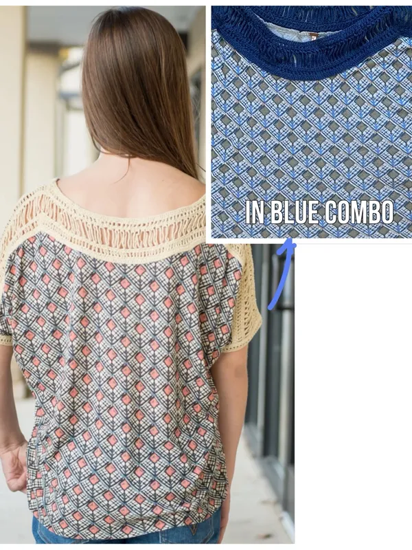 Free People Crochet Grunge Boho Top - Image 3