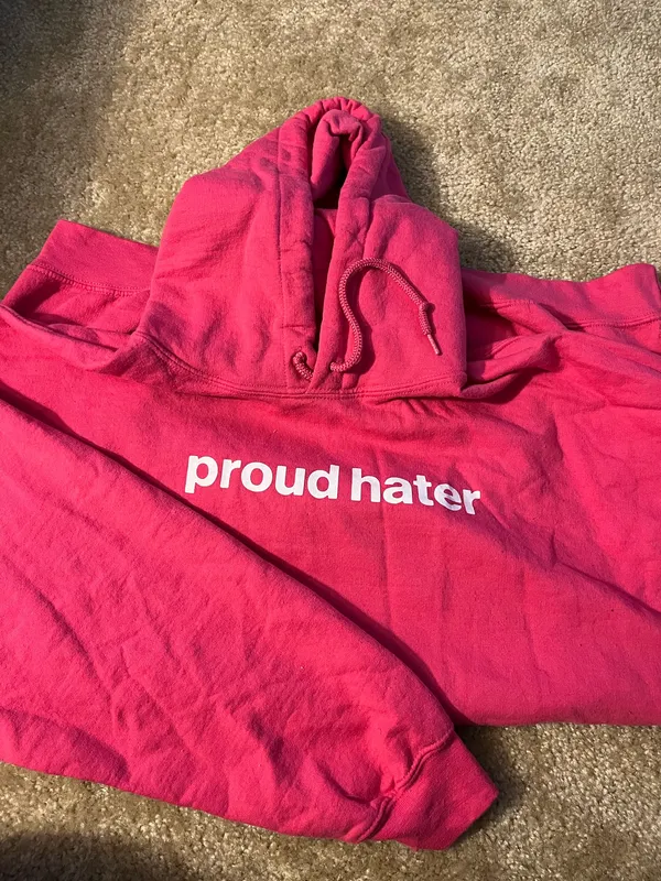 Gildan "Proud Hater" Hooded Sweatshirt - Image 2