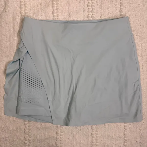Lululemon Super-High-Rise Side-Slit Tennis Skirt Powder Blue W8AFKS Size 12 - Image 3