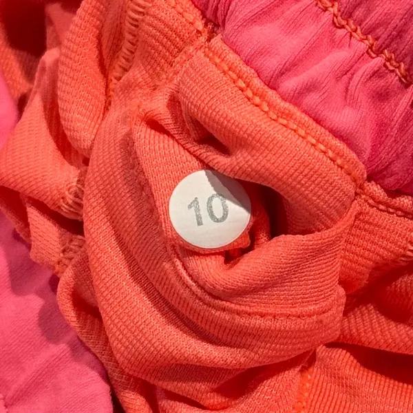 Lululemon Shorts Hotty Hot Running Athletic Activewear Gym Neon Flash‎ Light 10 - Image 6