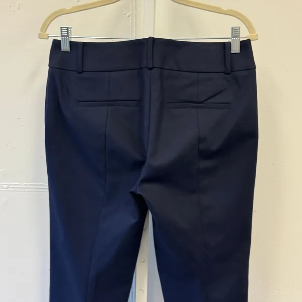 Ann Taylor LOFT Julie Fit Navy Blue Ankle Pants Trousers Womens Size 4 Stretch - Image 5