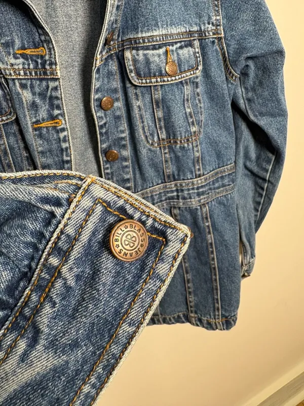 Vintage Bill Blass‎ Jeans Women's Denim Jean Jacket - Image 3