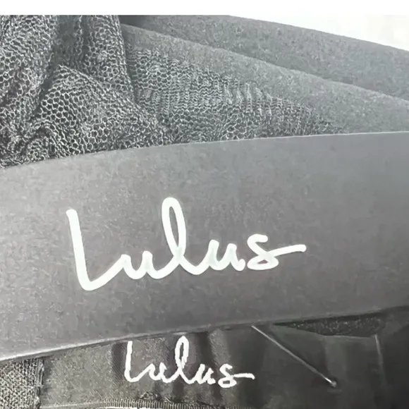 Lulus Black Made to Amaze Dotted Mesh Jumpsuit Small Gothic Cocktail Party - Image 10