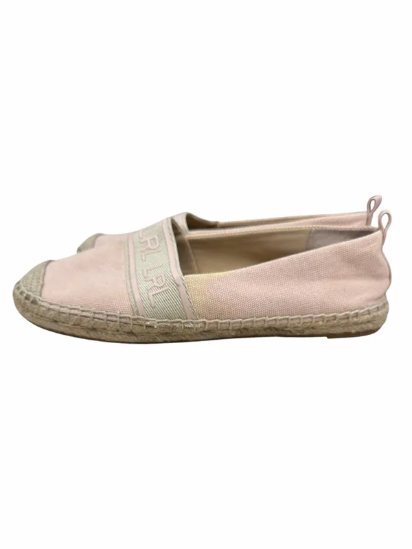 Lauren Ralph Lauren Caylee Pale Pink Espadrille Flats - Image 3
