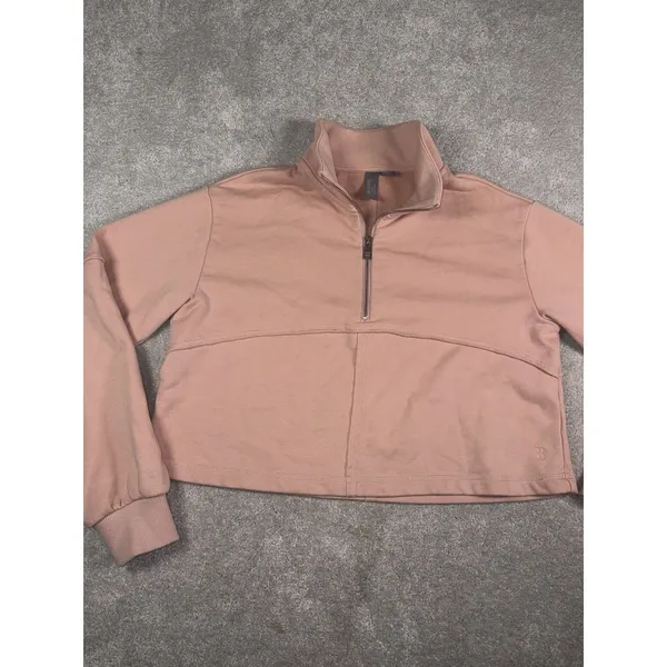 sweaty betty Sand Wash Half Zip Crop Sweatshirt Size 4 - Image 7