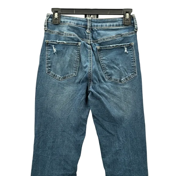 So Distressed Ultimate High Rise Denim Jeggings‎ Blue Pants Jeans Skinny 3 - Image 5
