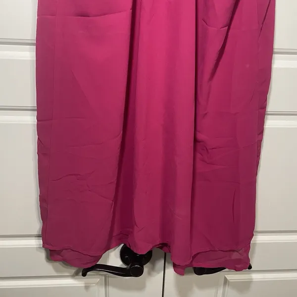 Umgee‎ Women Mini Dress Size Medium Pink Strappy Racerback Sundress Bohemian - Image 4