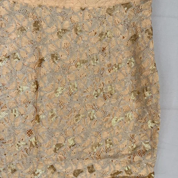 Vero Moda Sequins and Lace Mini Skirt Size 165/68A US 6 - Image 5