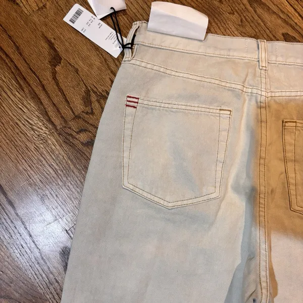 BDG Urban Outfitters Womens Cowboy Jean Size 32 Light Wash‎ Straight Raw Hem NWT - Image 6