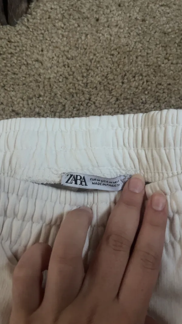 Zara Sweatpants White  - Image 5