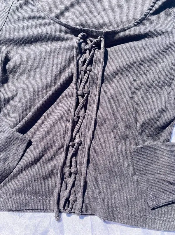 Aeropostale Gray Long sleeve shirt - Image 5