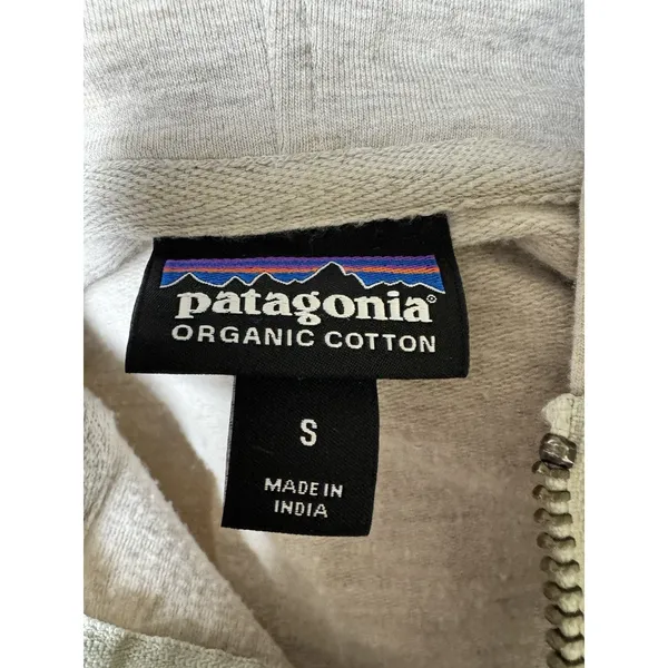 Patagonia Anya‎ Full-Zip Hoodie Drill Heather Women's Size Small - Image 8