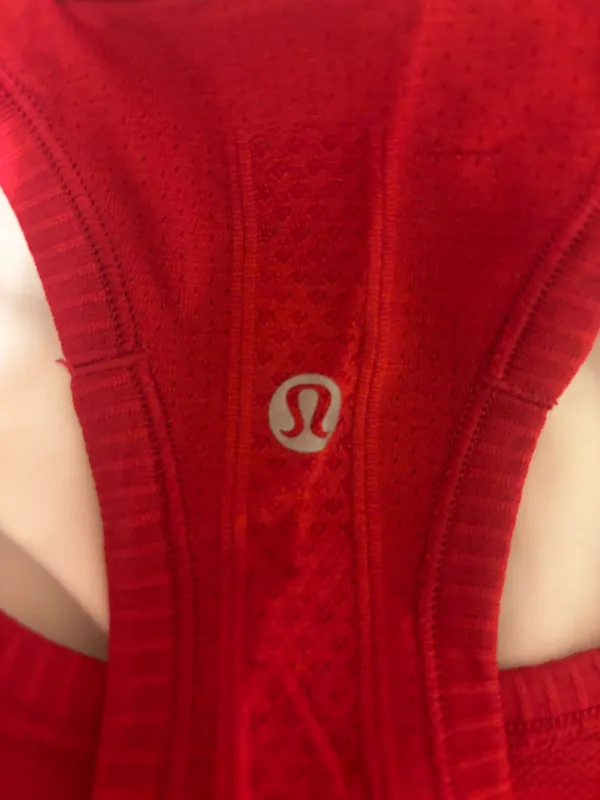 Size 4 Red Lululemon Swiftly Tech Tank Top - Image 3