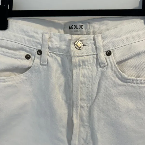 AGOLDE White Jeans - Image 4