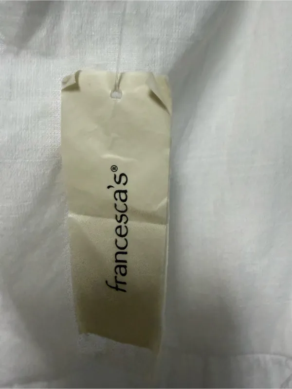 Francesca's Cream White Lightweight Dress Size XL - Image 2