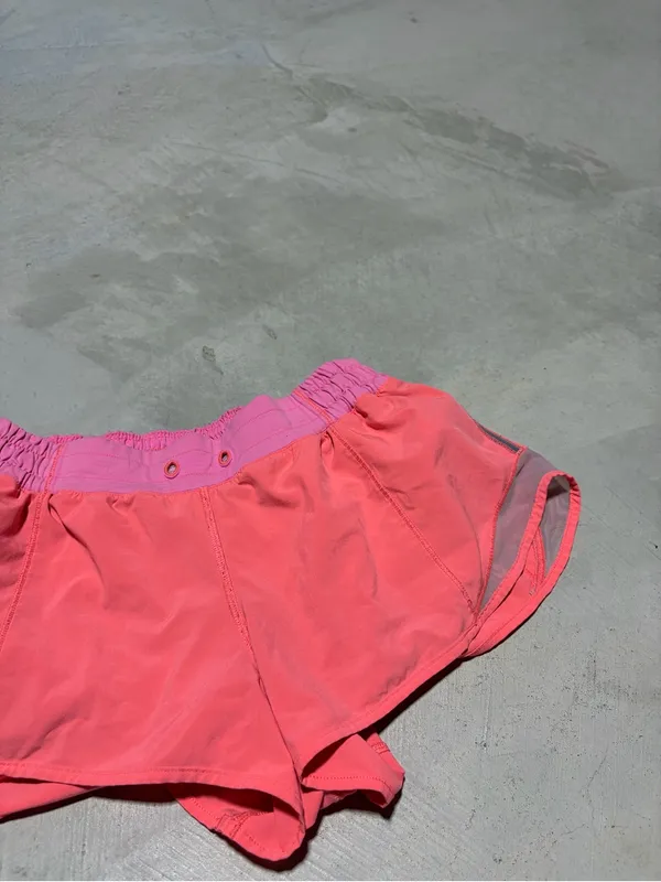 Lululemon Coral Pink Athletic Shorts 6 - Image 4