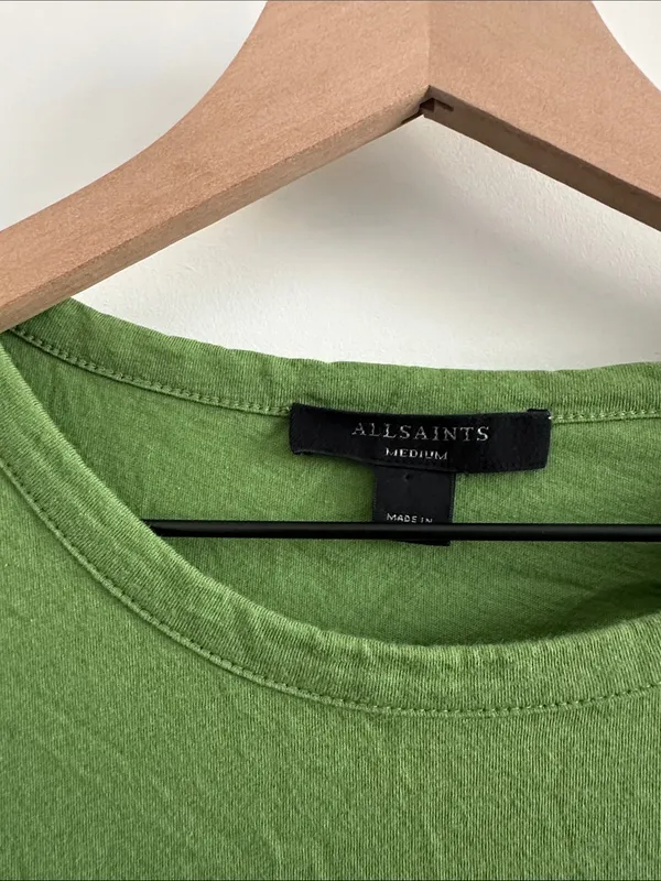 All saints green short sleeve shirt - Image 3