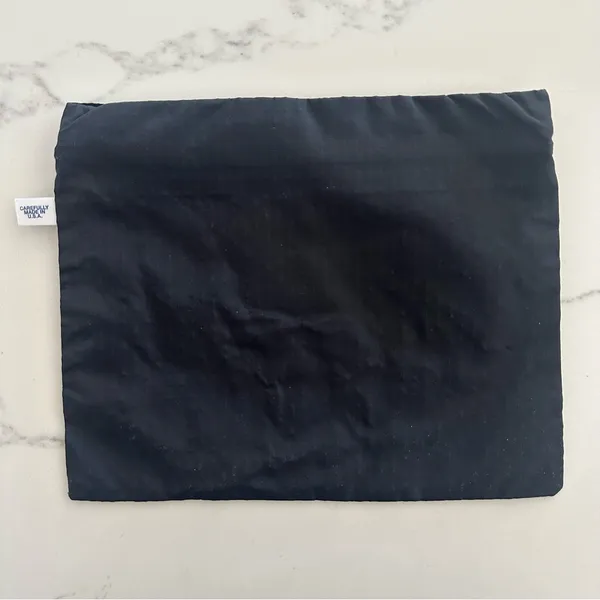 LeSportsac Zip Logo Cosmetic Pouch Makeup Bag in Black Small - Image 2