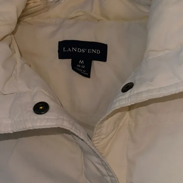 Land’s End Cream Puffer Vest - Image 3