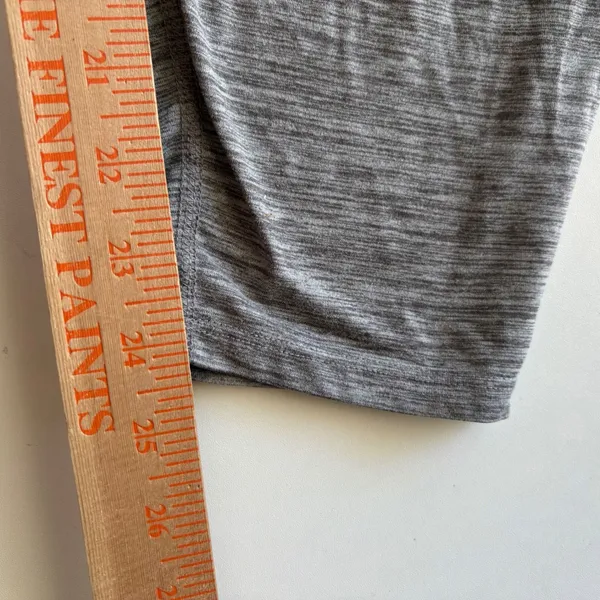 Vuori Performance Jogger Women Large Gray Heathered Pleated High Rise‎ Pants - Image 6