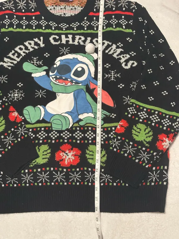 Disney stitch sweater Black Size L - Image 4