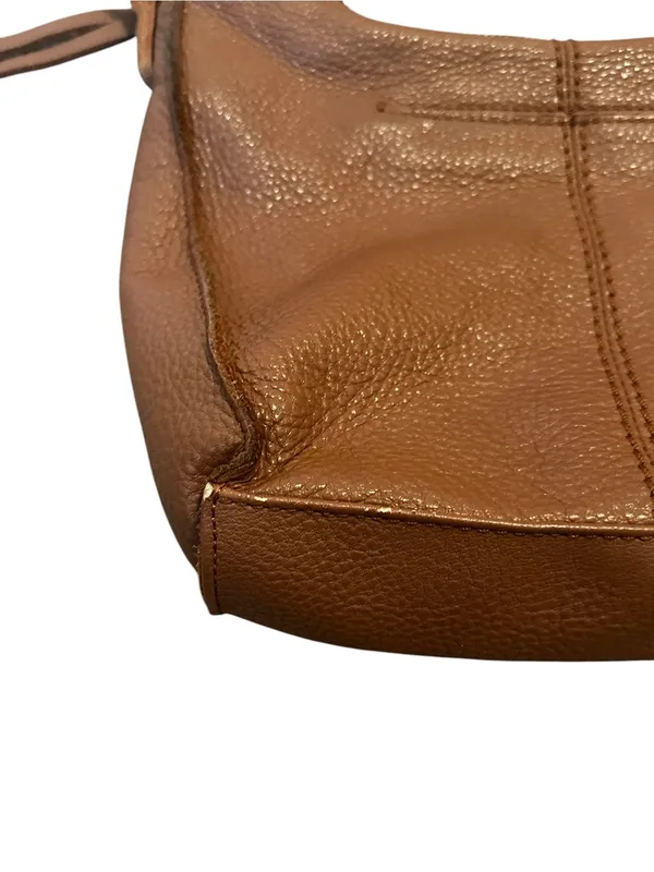 The Sak 100% Leather Crossbody Bag Cognac Brown Studded Boho Rustic Casual - Image 7