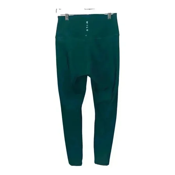 Wilo‎ Base Ribbed Green 7/8 Length Leggings, Large - Image 2