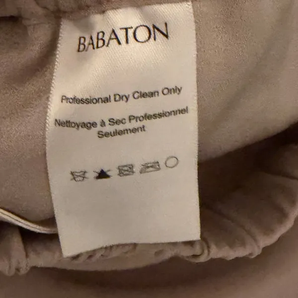 Babaton Jogger‎ Pants Dusty Rose Medium Minimalist Work Office Casual - Image 4