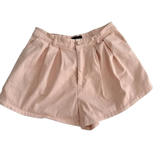 Majorelle Kaylee Peachy Pink Shorts Size Medium High Rise Fashion Dressy Party - Image 2