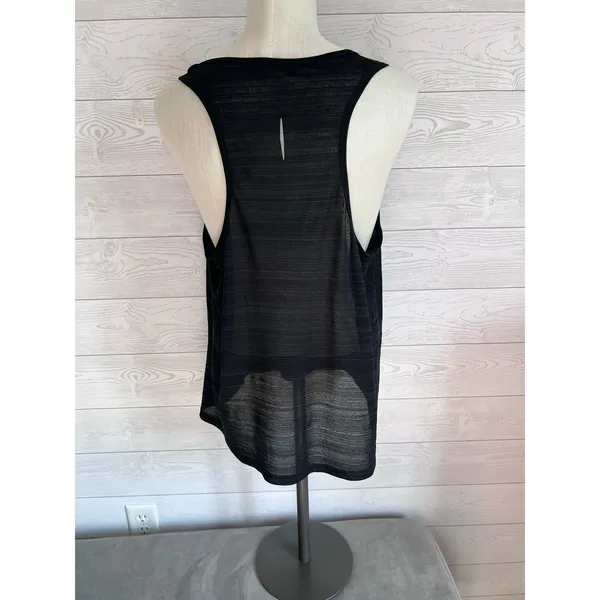 Champion black Duo Dry semisheer racerback tank top activewear XL - Image 4