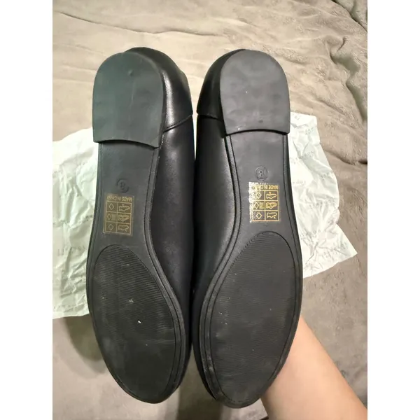 NWOB Journee Collection Size 8 Women Black Ballet Flats Round Toe‎ Formal Causal - Image 2