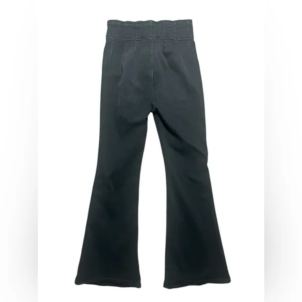 Free People We the Free Flare Jeans Black Size 30 - Image 3