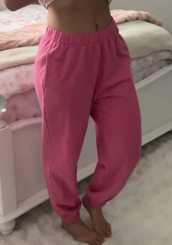 Hollister Pink Sweatpants - Image 3