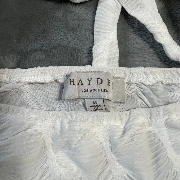Hayden Puff Sleeve Baby Doll Dress Size M Square Neck Party Minimalist Date - Image 6