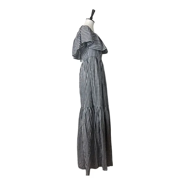 Chelsea 28 Gingham Off Shoulder Maxi Dress Women’s Size 4 Cottagecore NWT Ruffle - Image 5