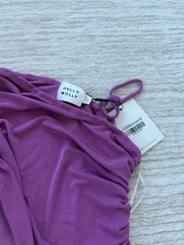 Hello Molly Purple Midi Dress - Image 4